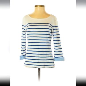 Blue & White Striped Top - Small